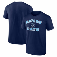 MLB Tampa Bay Rays Logo Athletic Heart and Soul T-Shirt