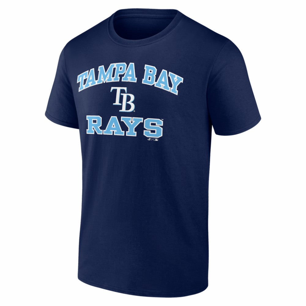 MLB Tampa Bay Rays Logo Athletic Heart and Soul T-Shirt