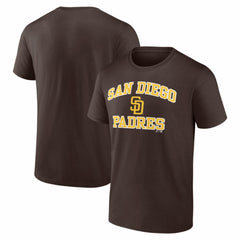 MLB San Diego Padres Logo Athletic Heart and Soul T-Shirt