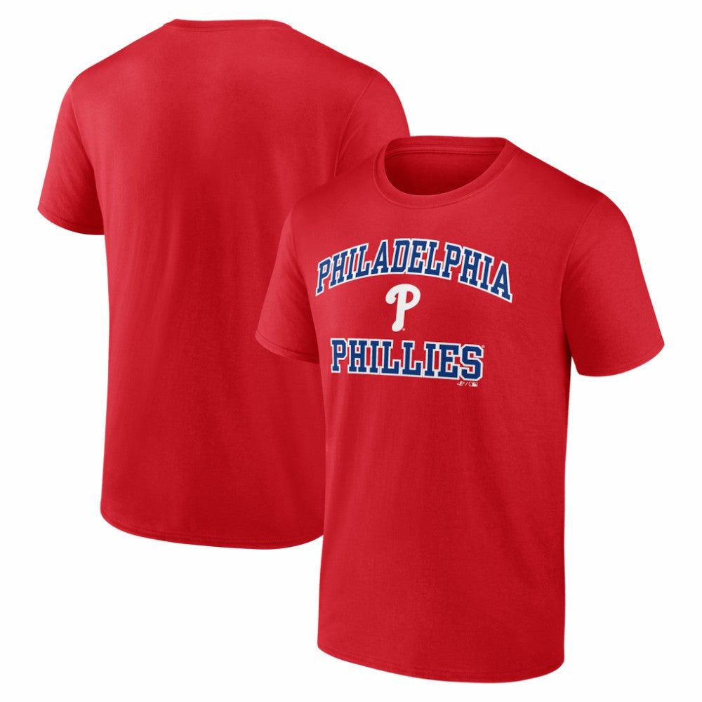 MLB Philadelphia Phillies Logo Athletic Heart and Soul T-Shirt
