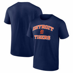 MLB Detroit Tigers Logo Athletic Heart and Soul T-Shirt