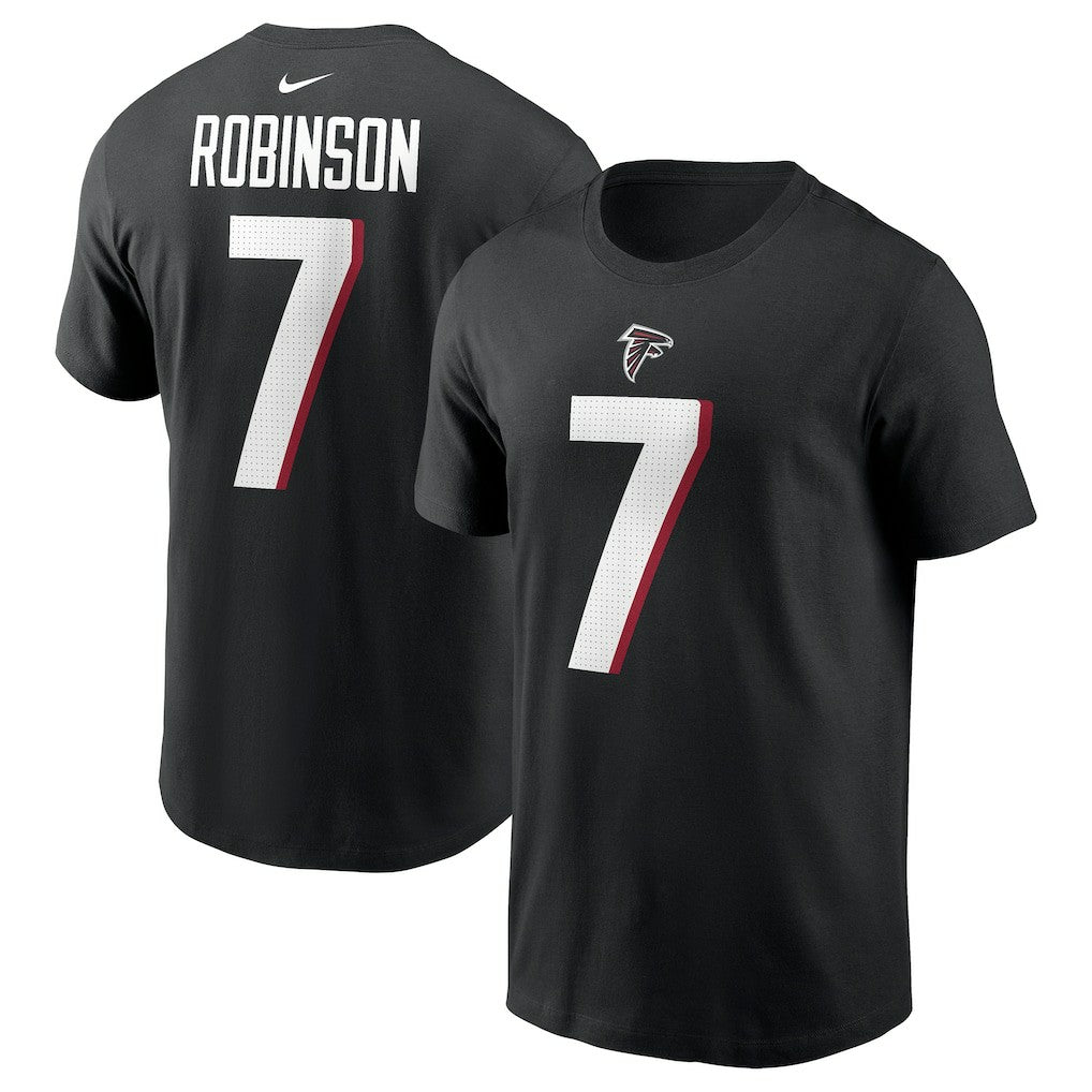 Bijan Robinson  Player Name & Number T-Shirt - Atlanta Falcons