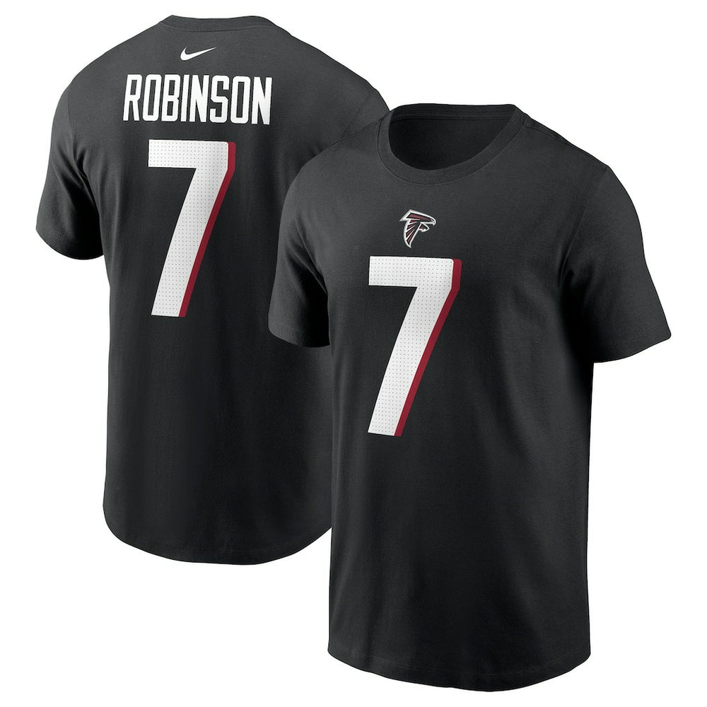 Bijan Robinson  Player Name & Number T-Shirt - Atlanta Falcons