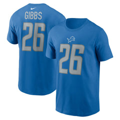 Jahmyr Gibbs  2023 NFL Draft First Round Pick Player Name & Number T-Shirt - Detroit Lions