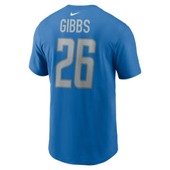 Jahmyr Gibbs  2023 NFL Draft First Round Pick Player Name & Number T-Shirt - Detroit Lions