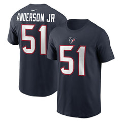 Will Anderson Jr.  Player Name & Number T-Shirt - Houston Texans