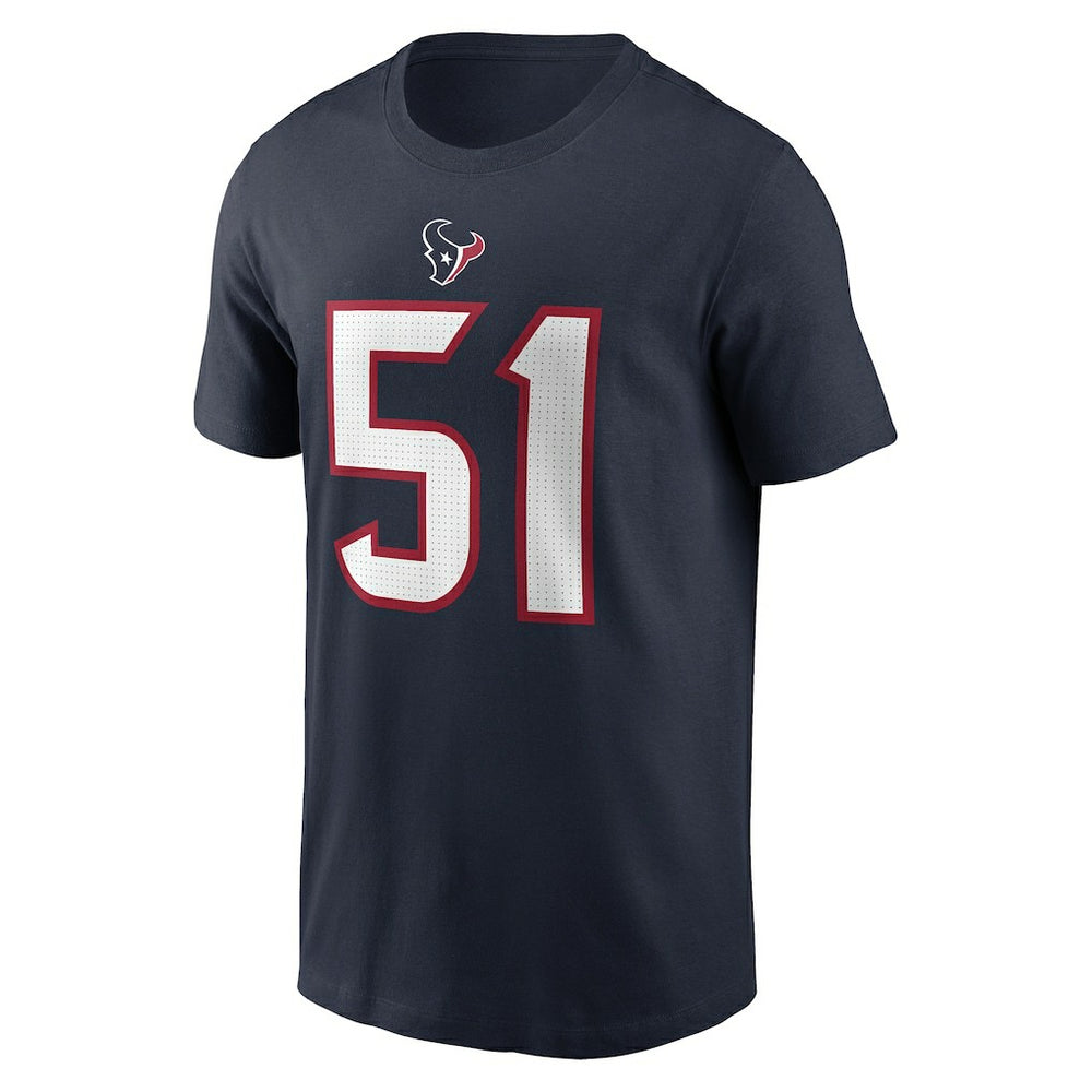 Will Anderson Jr.  Player Name & Number T-Shirt - Houston Texans