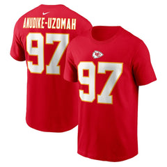Felix Anudike-Uzomah  Player Name & Number T-Shirt - Kansas City Chiefs