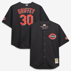 MLB Ken Griffey Jr. Cincinnati Reds Mitchell & Ness Big & Tall Cooperstown Mesh Batting Practice Jersey