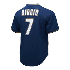 MLB Craig Biggio Houston Astros Mitchell & Ness 1991 Cooperstown Collection Mesh Pullover Jersey
