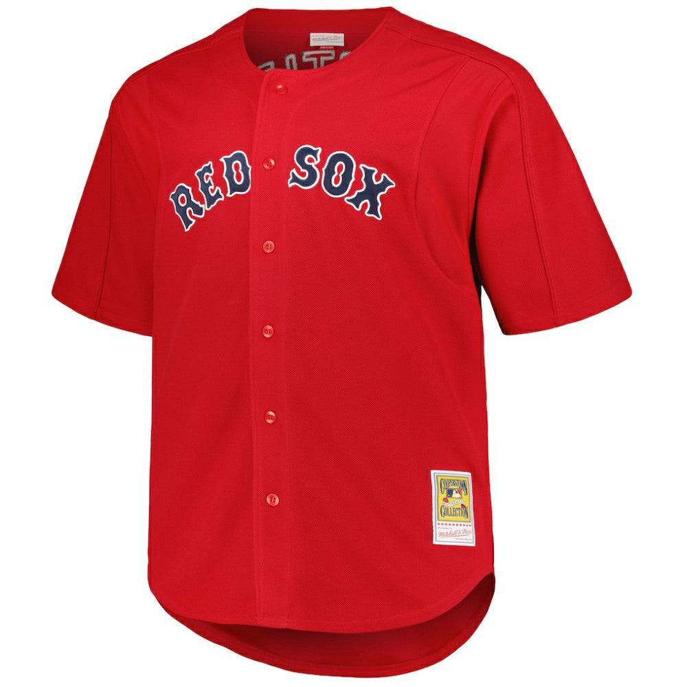 MLB David Ortiz Boston Red Sox Mitchell & Ness Big & Tall Cooperstown Mesh Batting Practice Jersey