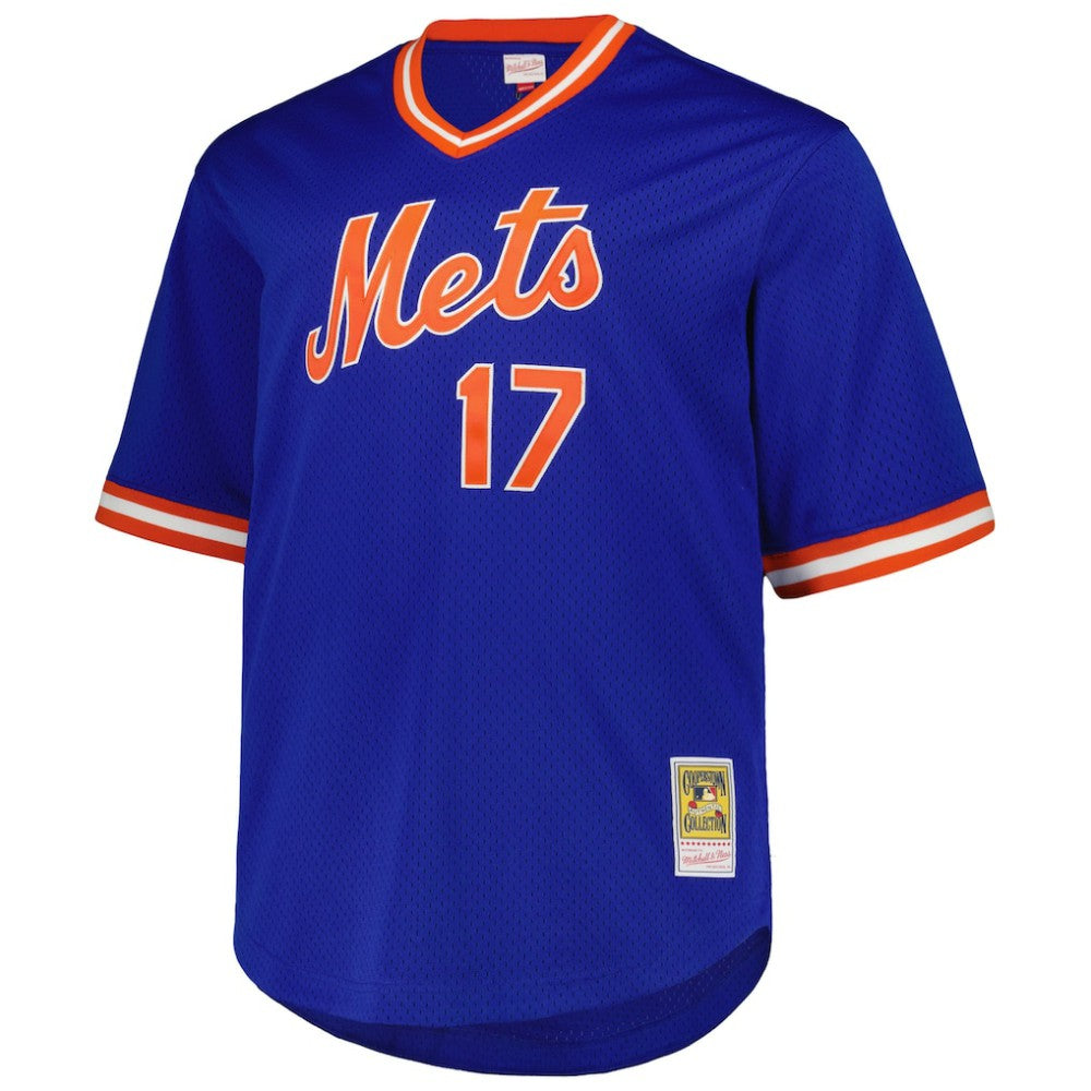 MLB Keith Hernandez New York Mets Mitchell & Ness 1986 Cooperstown Collection Mesh Pullover Jersey