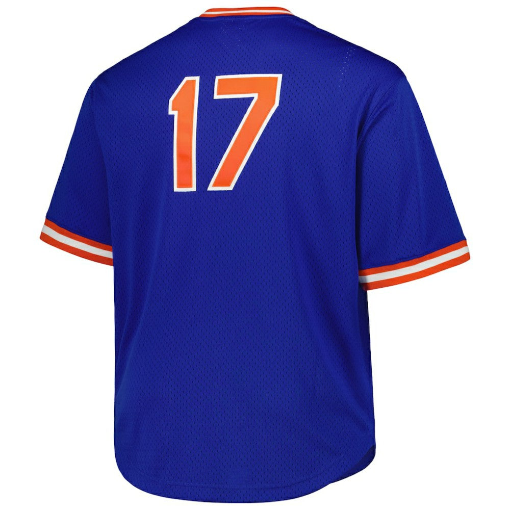 MLB Keith Hernandez New York Mets Mitchell & Ness 1986 Cooperstown Collection Mesh Pullover Jersey