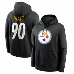 T.J. Watt  Name & Number Fleece Hoodie - Pittsburgh Steelers