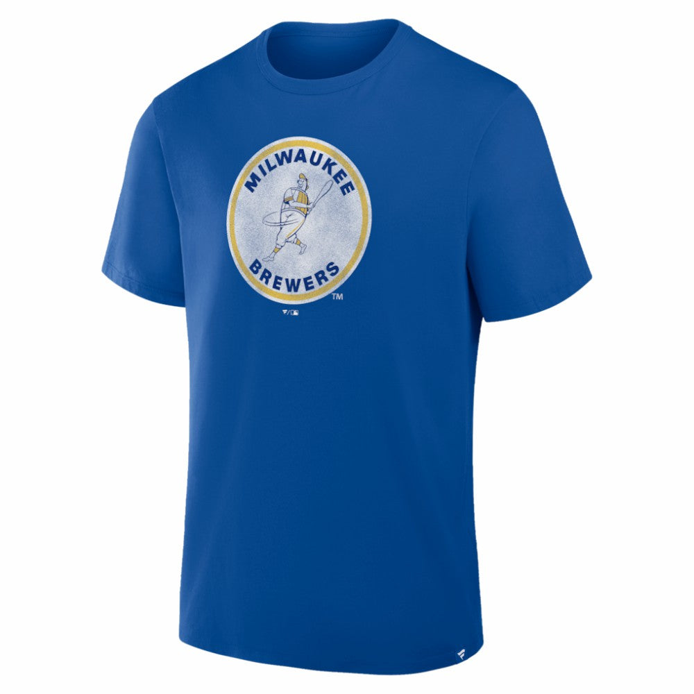MLB Milwaukee Brewers Fanatics Vintage Logo Legacy T-Shirt