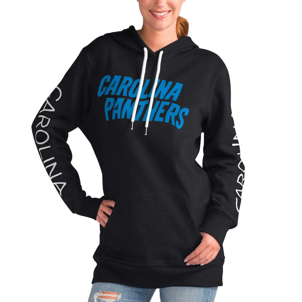 G-III 4Her by Carl Banks Women's Extra Inning Pullover Hoodie - Carolina Panthers