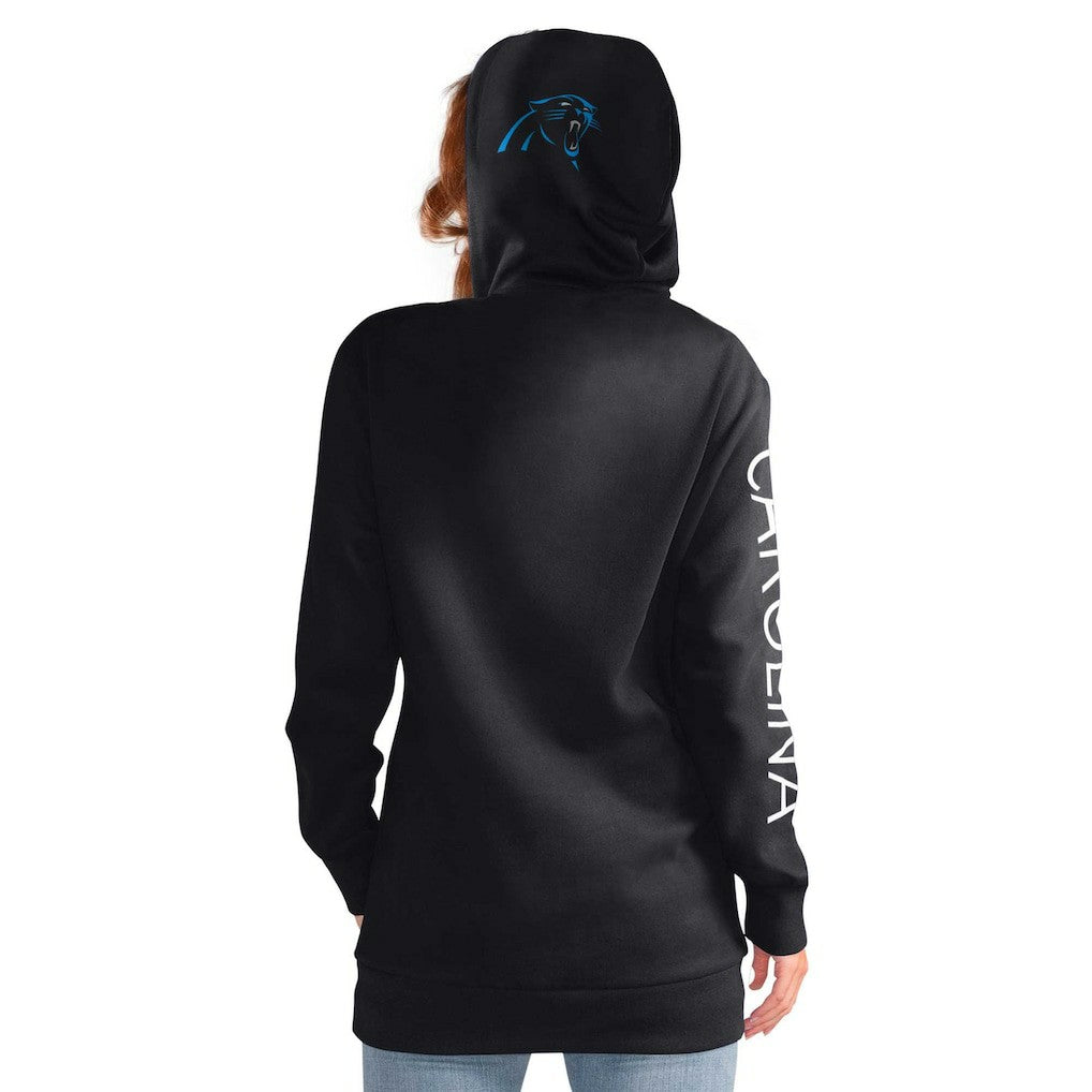 G-III 4Her by Carl Banks Women's Extra Inning Pullover Hoodie - Carolina Panthers