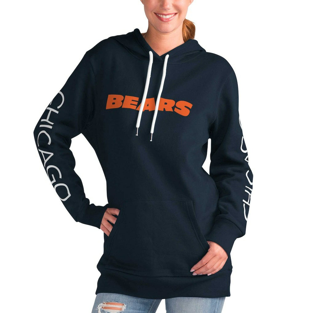G-III 4Her by Carl Banks Women's Extra Inning Pullover Hoodie - Chicago Bears
