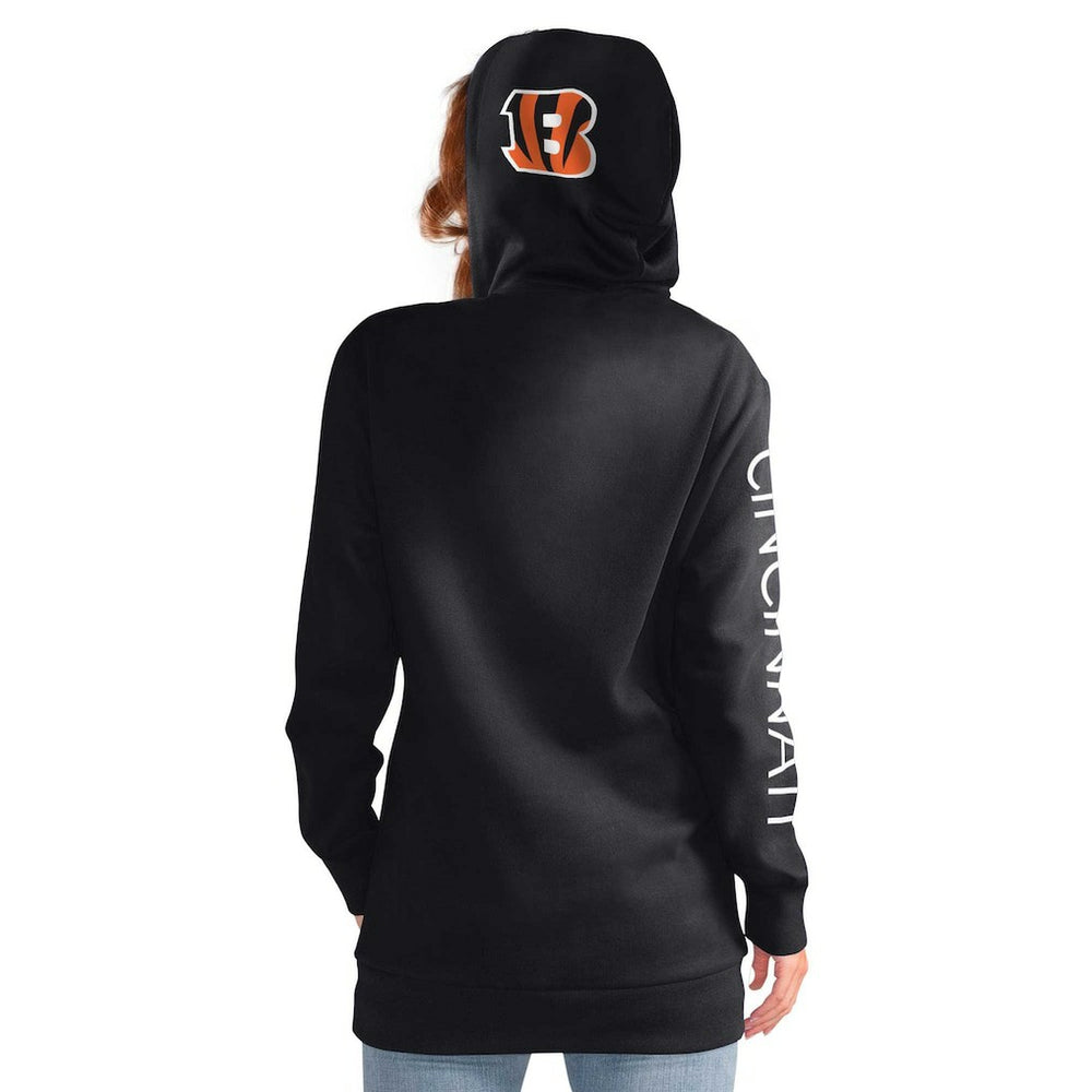G-III 4Her by Carl Banks Women's Extra Inning Pullover Hoodie - Cincinnati Bengals