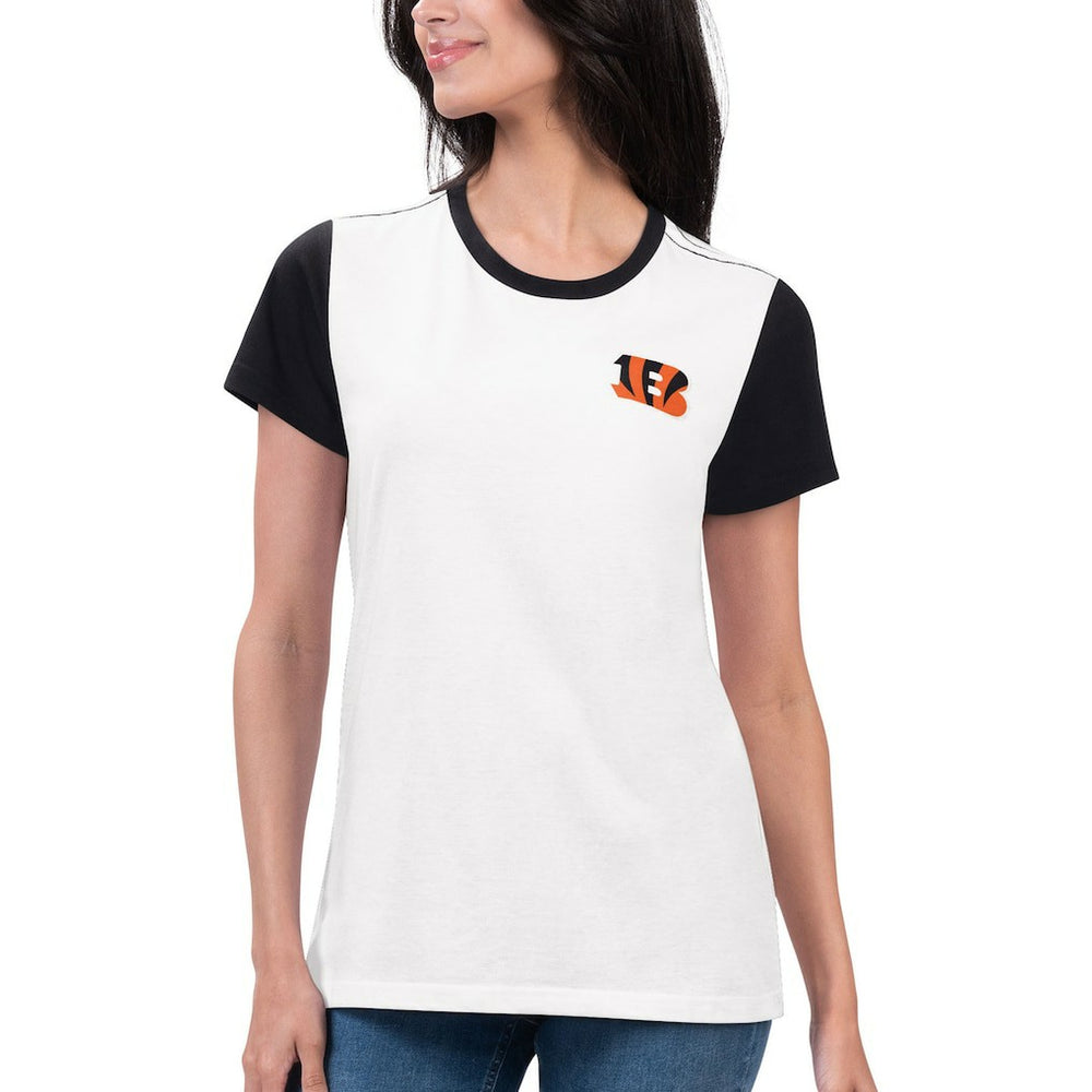 G-III 4Her by Carl Banks Women's Fashion Illustration T-Shirt - Cincinnati Bengals