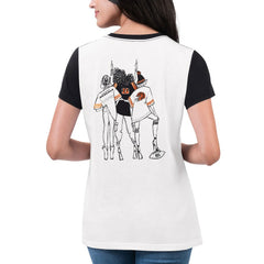 G-III 4Her by Carl Banks Women's Fashion Illustration T-Shirt - Cincinnati Bengals
