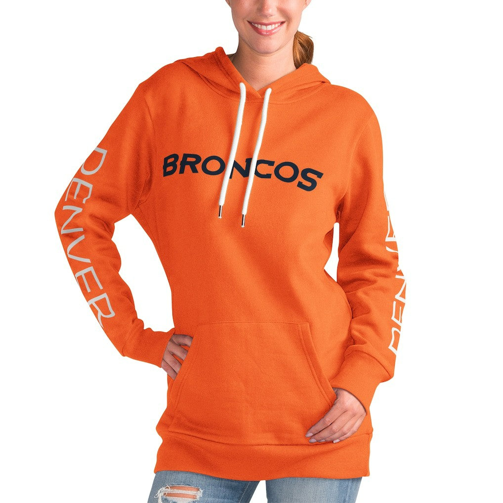 G-III 4Her by Carl Banks Women's Extra Inning Pullover Hoodie - Denver Broncos