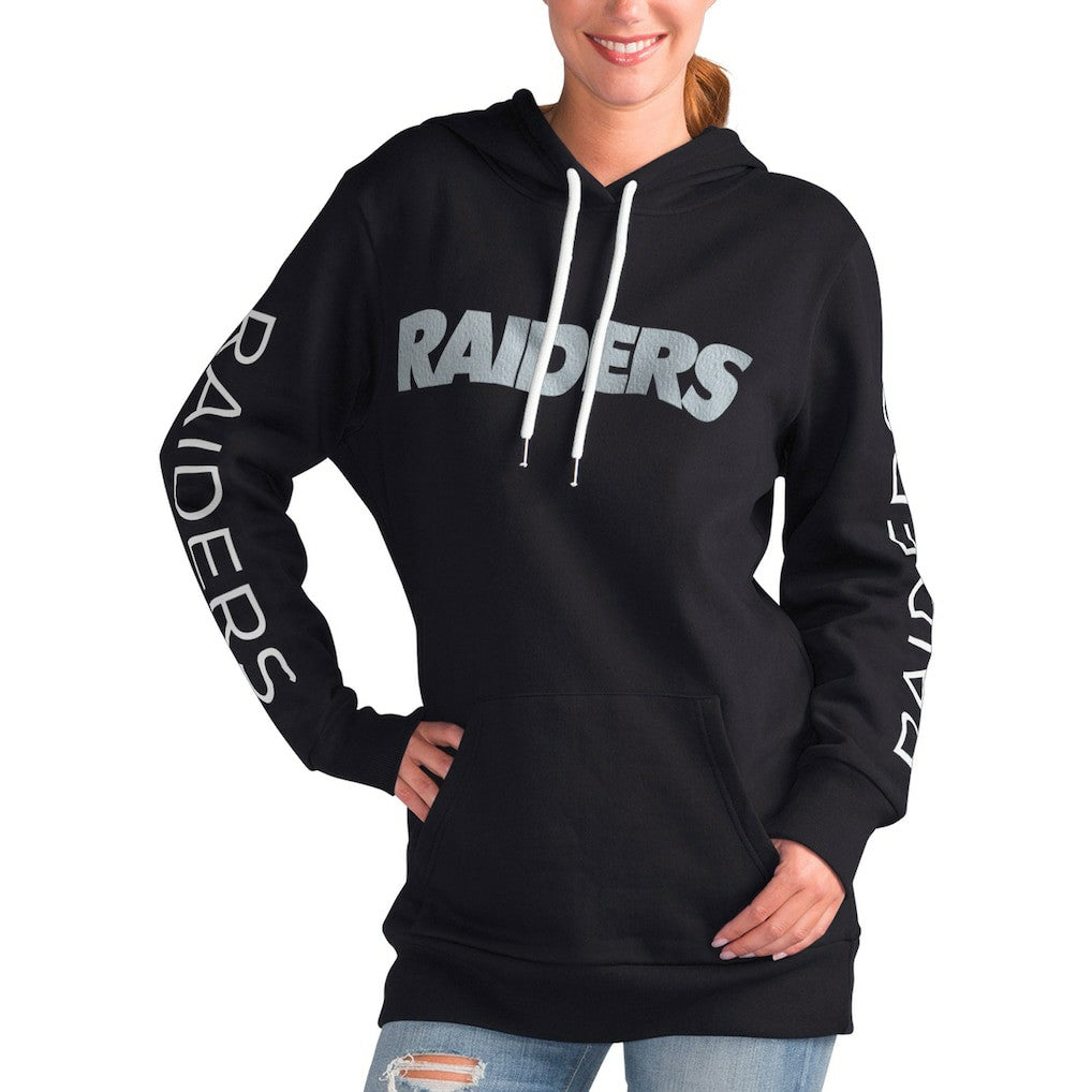 G-III 4Her by Carl Banks Women's Extra Inning Pullover Hoodie - Las Vegas Raiders