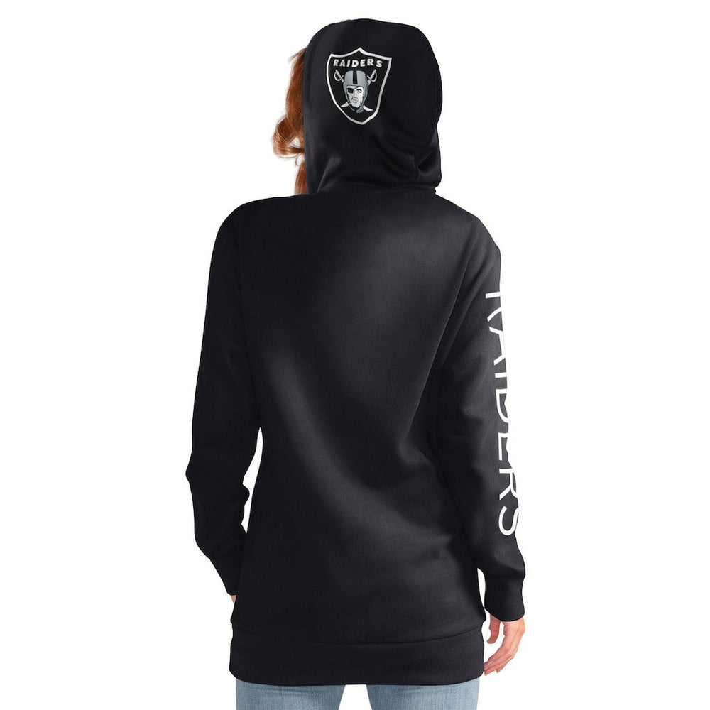 G-III 4Her by Carl Banks Women's Extra Inning Pullover Hoodie - Las Vegas Raiders