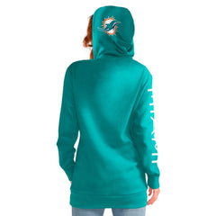 G-III 4Her by Carl Banks Women's Extra Inning Pullover Hoodie - Miami Dolphins