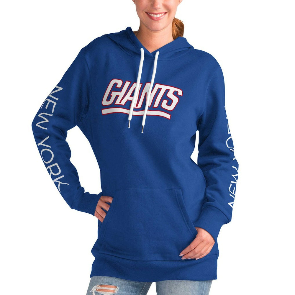 G-III 4Her by Carl Banks Women's Extra Inning Pullover Hoodie - New York Giants