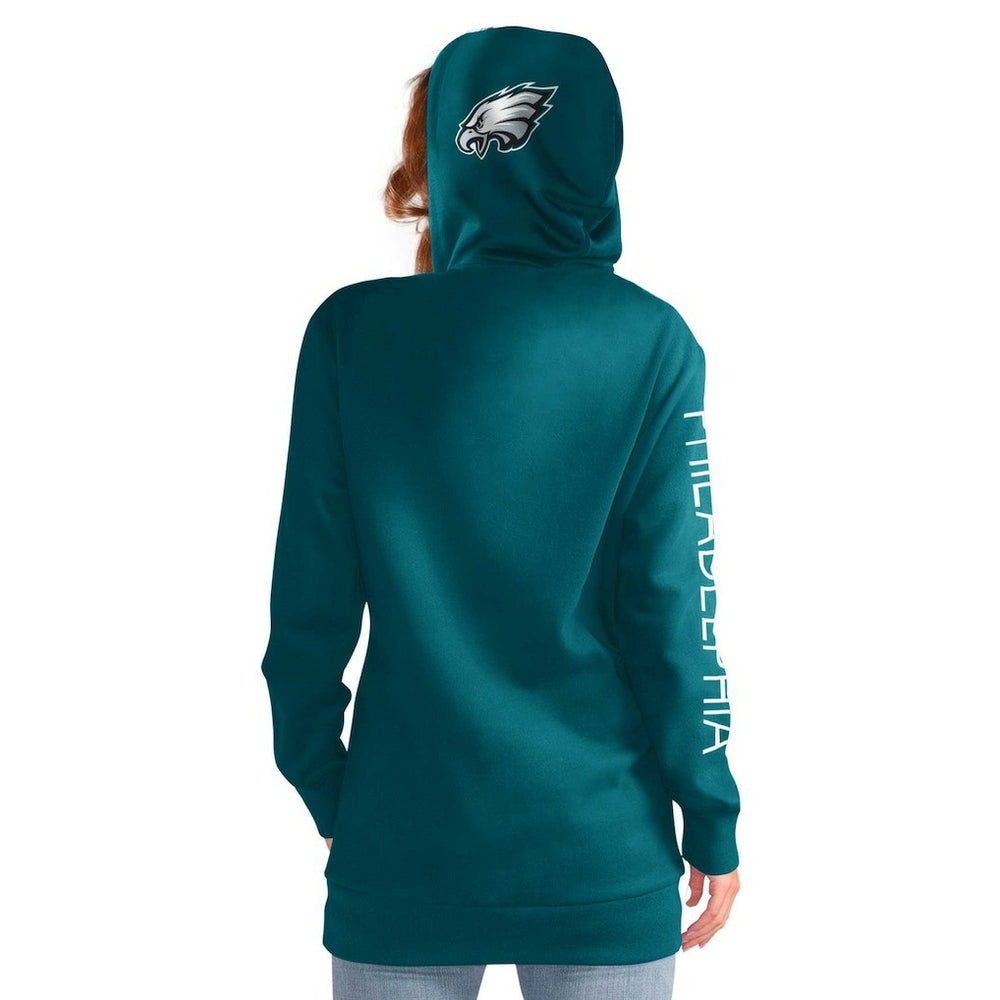 G-III 4Her by Carl Banks Women's Extra Inning Pullover Hoodie - Philadelphia Eagles