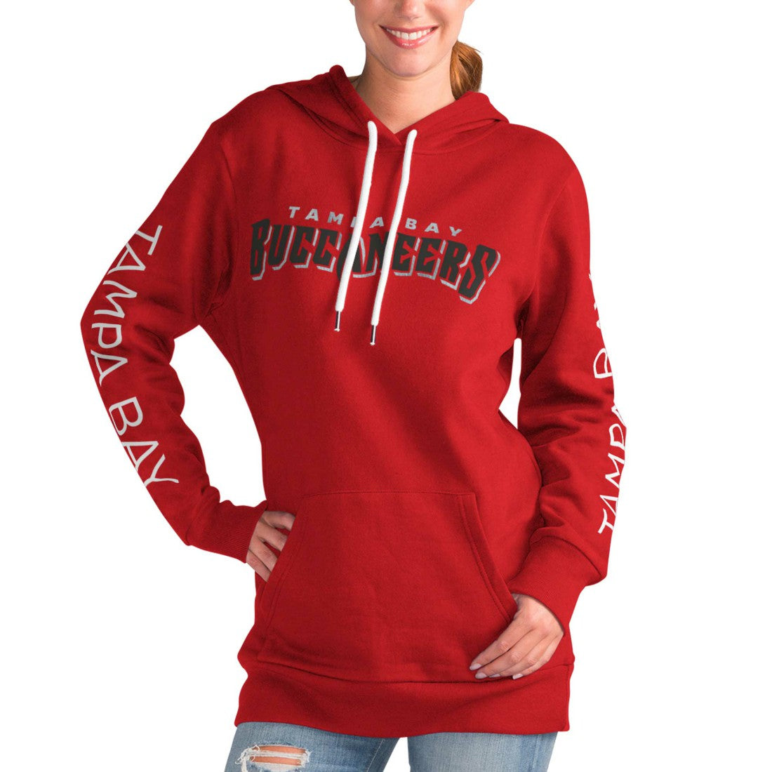 G-III 4Her by Carl Banks Women's Extra Inning Pullover Hoodie - Tampa Bay Buccaneers