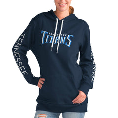 G-III 4Her by Carl Banks Women's Extra Inning Pullover Hoodie - Tennessee Titans