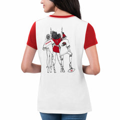 G-III 4Her by Carl Banks Women's Fashion Illustration T-Shirt - Tampa Bay Buccaneers