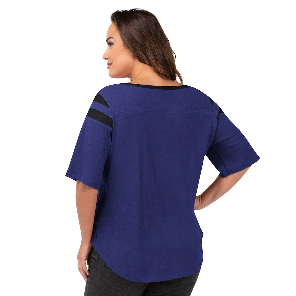 G-III 4Her by Carl Banks Women's Plus Size Linebacker T-Shirt - Baltimore Ravens