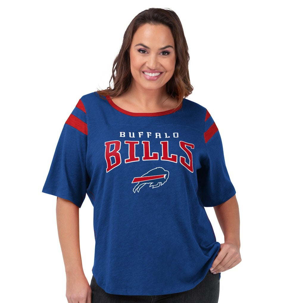G-III 4Her by Carl Banks Women's Plus Size Linebacker T-Shirt - Buffalo Bills