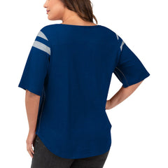 G-III 4Her by Carl Banks Women's Plus Size Linebacker T-Shirt - Indianapolis Colts