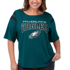 G-III 4Her by Carl Banks Women's Plus Size Linebacker T-Shirt - Philadelphia Eagles