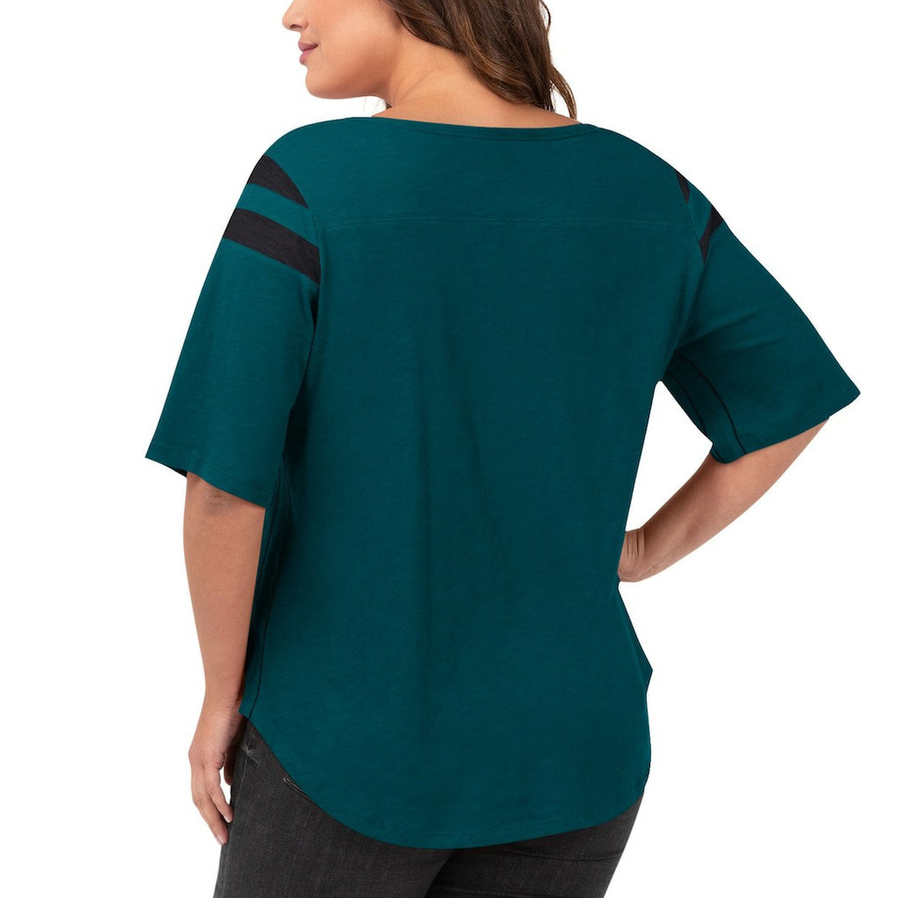 G-III 4Her by Carl Banks Women's Plus Size Linebacker T-Shirt - Philadelphia Eagles