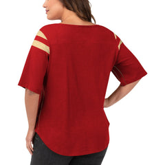 G-III 4Her by Carl Banks Women's Plus Size Linebacker T-Shirt - San Francisco 49ers