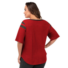 G-III 4Her by Carl Banks Women's Plus Size Linebacker T-Shirt - Tampa Bay Buccaneers