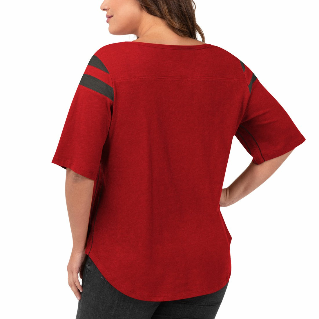 G-III 4Her by Carl Banks Women's Plus Size Linebacker T-Shirt - Tampa Bay Buccaneers
