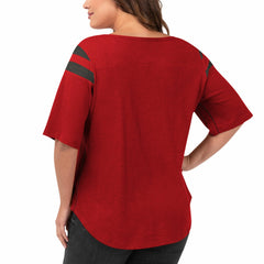 G-III 4Her by Carl Banks Women's Plus Size Linebacker T-Shirt - Tampa Bay Buccaneers