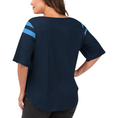G-III 4Her by Carl Banks Women's Plus Size Linebacker T-Shirt - Tennessee Titans
