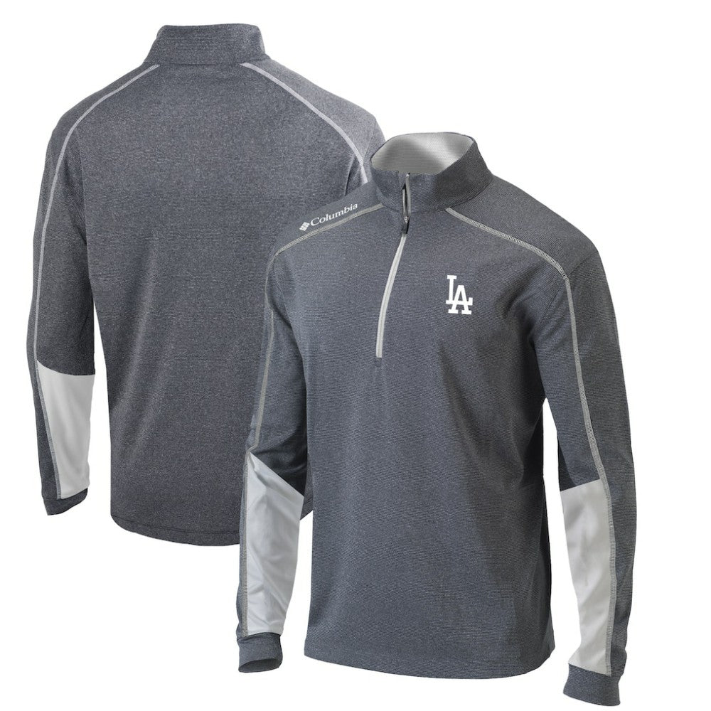 MLB Los Angeles Dodgers Columbia Omni-Wick Shotgun 2.0 Quarter-Zip Pullover Top