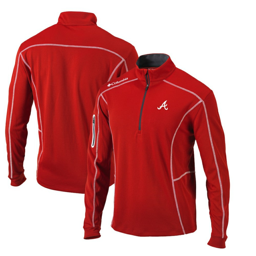 MLB Atlanta Braves Columbia Omni-Wick Shotgun Quarter-Zip Pullover Top