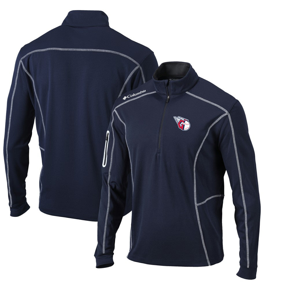 MLB Cleveland Guardians Columbia Omni-Wick Shotgun Quarter-Zip Pullover Top