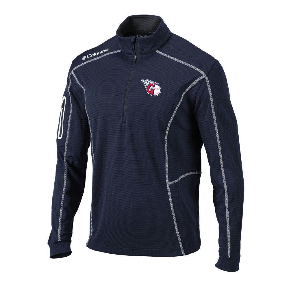 MLB Cleveland Guardians Columbia Omni-Wick Shotgun Quarter-Zip Pullover Top