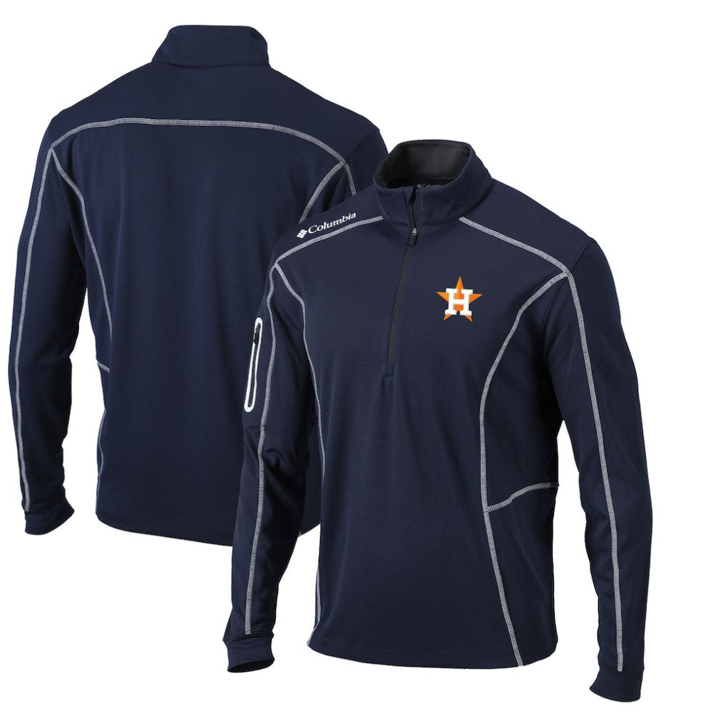 MLB Houston Astros Columbia Omni-Wick Shotgun Quarter-Zip Pullover Top