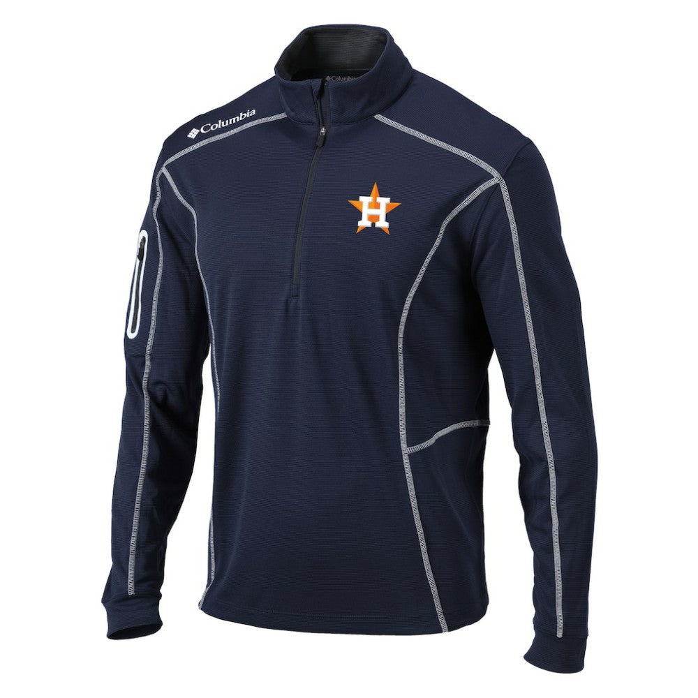 MLB Houston Astros Columbia Omni-Wick Shotgun Quarter-Zip Pullover Top